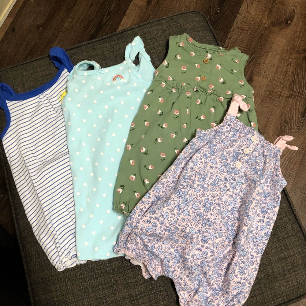 Carter’s girl rompers